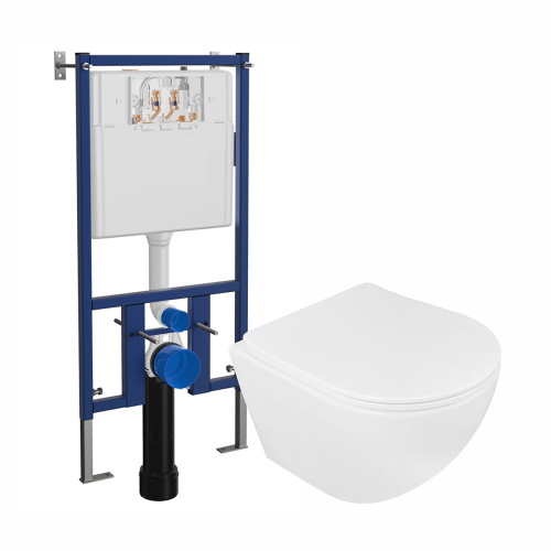 Комплект унитаз с инсталляцией  Loranto ESTER 4501+87265 Комплект унитаз с инсталляцией  Loranto ESTER 4501+87265