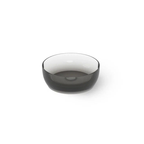 Раковина керамическая Dea Design Washbasins DD9093 400 R4 40х40 накладная цвет черный без отверстий под смеситель