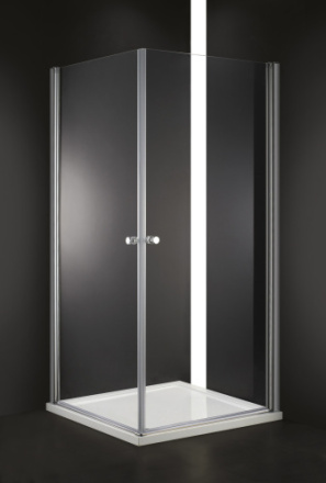 Душевой уголок Cezares ELENA ELENA-W-A-2-90-C-Cr 90х90 стекло прозрачное профиль хром глянцевый без поддона