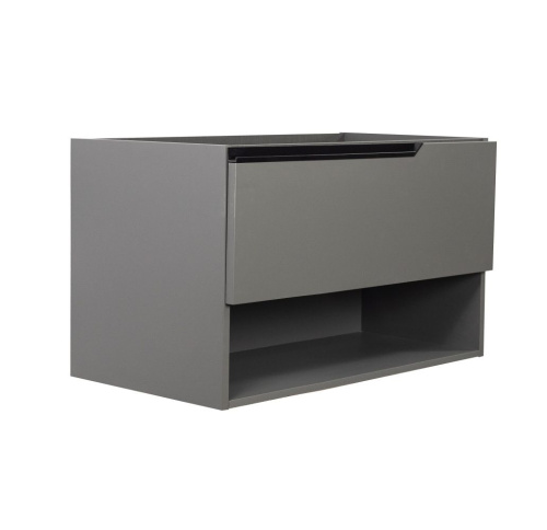 Тумба под раковину Visobath Eleven 85607/Ceniza 100х45х55 подвесная цвет темно-серый