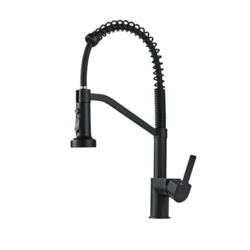 Смеситель для кухни Shevanik S963H на мойку черный