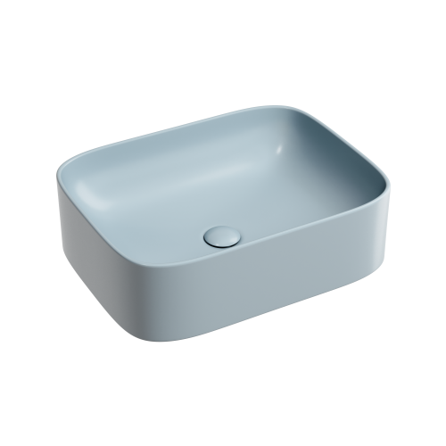 Раковина Ceramica Nova ELEMENT 51 см CN6052MHL накладная цвет серо-голубой матовый