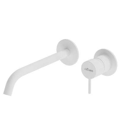 Смеситель Cezares LEAF LEAF-BLI2-20-L-BIO встраиваемый белый матовый