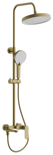 Душевая стойка BELZ B713 B24713-5 настенная цвет золото