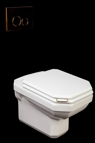 Чаша унитаза подвесная Boheme Vogue 944 цвет белый без сиденья