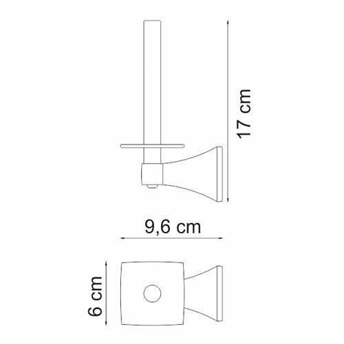 Бумагодержатель WasserKRAFT 2597 - фото 4