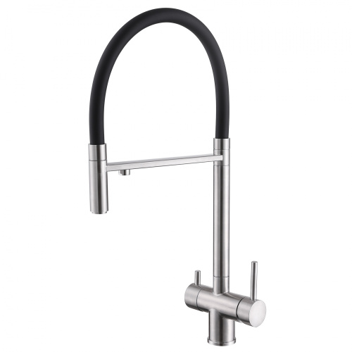 Смеситель для кухни ABBER Wasser Kreis AF81141 на мойку хром без термостата
