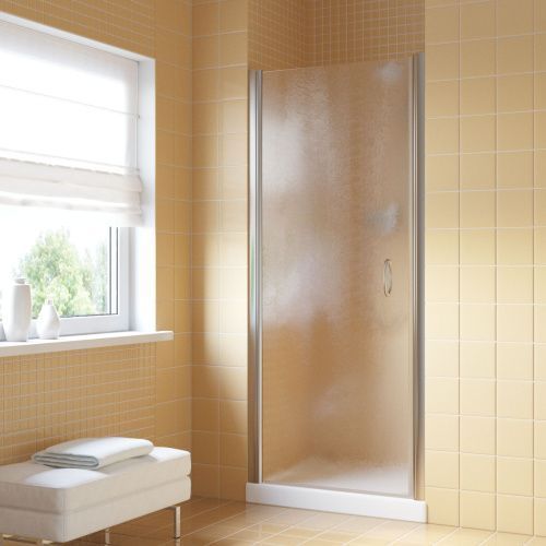 Душевая дверь Vegas-Glass EP LUX EP LUX 90 8 2 L 90х200 стекло рифленое профиль хром глянцевый