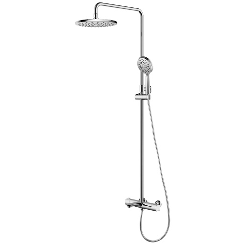 Душевая стойка Azario Galaxy AZ-67B47EV1-1DC1J19A-ZH3394A-HB1153C настенная цвет хром