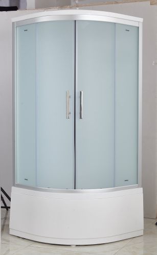 Душевой уголок Timo Imwei YG-9001FS 90х90 стекло матовое профиль хром с поддоном