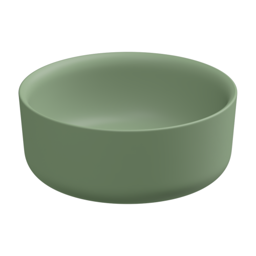Раковина GSG Ceramic Design Hit! 42см HILAVRO42031 накладная цвет зеленый