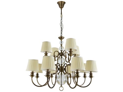 Люстра подвесная Newport 3100 3112/С  black brass без абажуров