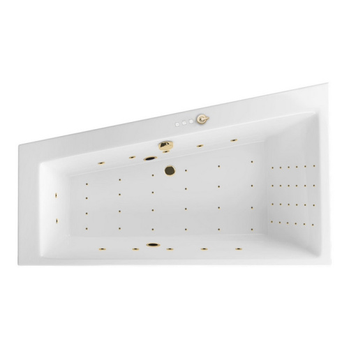 Ванна гидромассажная Excellent Sfera Slim WAEX.SFL17S.NANO.GL 170х100 асимметричная
