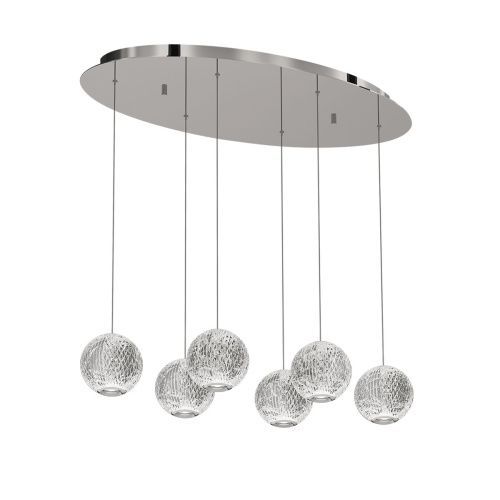 Люстра потолочная Delight Collection Elliot Diamante (Еллиот Диаманте) MD20001012-6A chrome