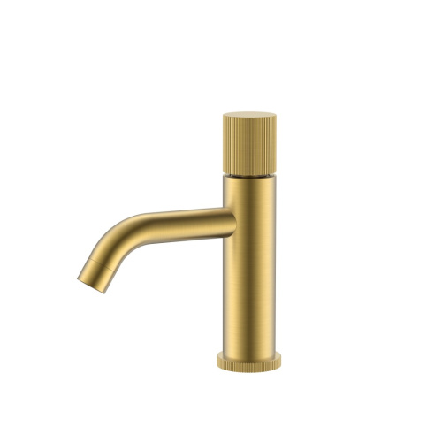 Смеситель Boheme Stick 121-MG.3 на раковину/столешницу золото матовое