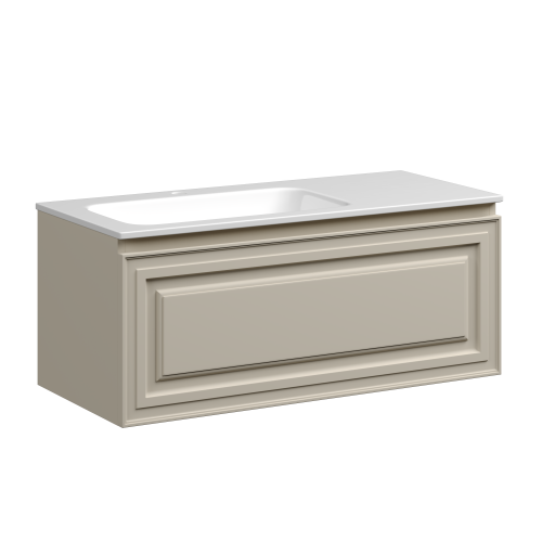 Тумба под раковину Sancos Very VR100LCE 100х45х41 подвесная цвет бежевый