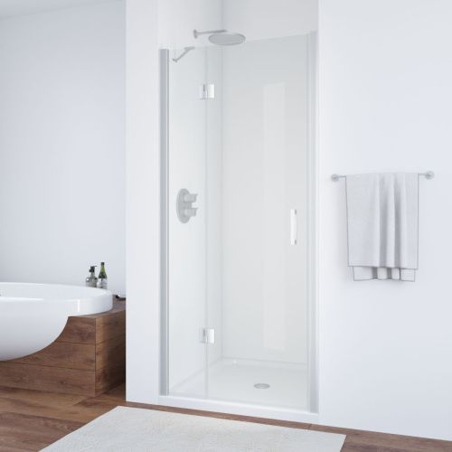 Душевая дверь Vegas-Glass AFP TUR+NOVO AFP NOVO 90 07 crystalvision L 90х190 стекло прозрачное профиль хром