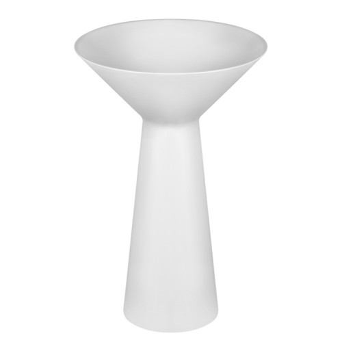 Раковина из искусственного камня Gessi Total Look 45911#521 50х50 напольный цвет белый без отверстий под смеситель