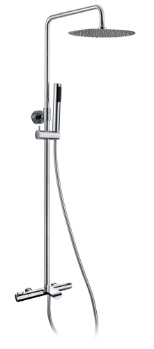 Душевая стойка AltroBagno Costanza AltroBagnoCostanza030412Cr настенная цвет хром Душевая стойка AltroBagno Costanza AltroBagnoCostanza030412Cr настенная цвет хром