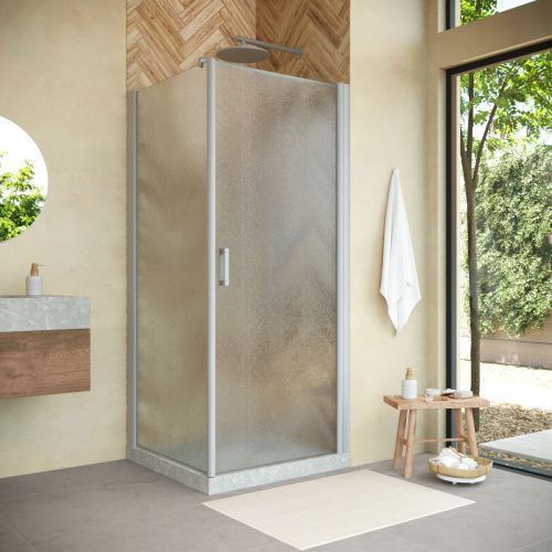 Душевой уголок Vegas-Glass EP-Fis NOVO EP-FIS NOVO h2000 90*80 07 02 R 90х80 стекло рифленое профиль хром без поддона