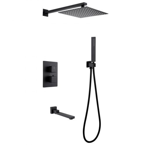 Душевая система ABBER AF8250B встраиваемая в стену с термостатом