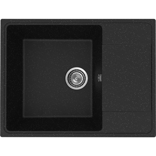 Кухонная мойка Ulgran Practik PR-M 650-004 65х49,5 цвет черный оникс