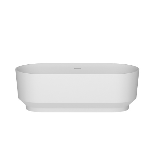 Ванна из искусственного камня Solid Surface Cezares LINER CZR-LINER-170-76-56-SSB 170х75 отдельностоящая овальная