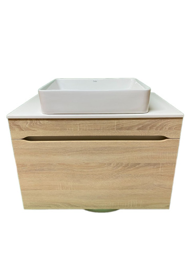 Тумба с раковиной Sintesi STL.W7817_SIN-LVB-APP-407 60х55х50 подвесная цвет белый