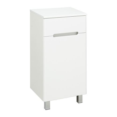 Шкаф-пенал RUNO Парма 00-00001049 40х32х87 напольный цвет белый