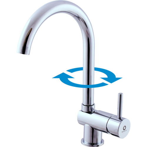 Смеситель для раковины RavSlezak E908.5/4 на мойку хром