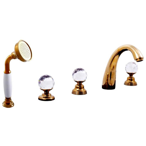 Смеситель RavSlezak BRILLIANCE BRILLIANCE176.5PSM на борт ванны бронза