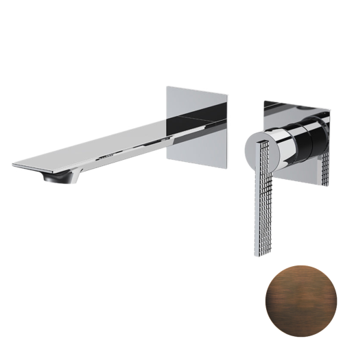 Смеситель для раковины Daniel Club ANC632PLOIL встраиваемый в стену бронза