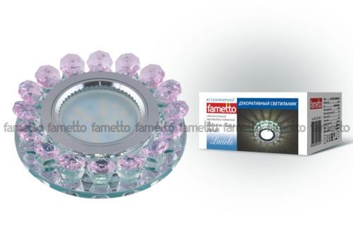 Светильник встраиваемый Fametto Luciole (Луциоле) DLS-L102 GU5.3 CHROME/PINK
