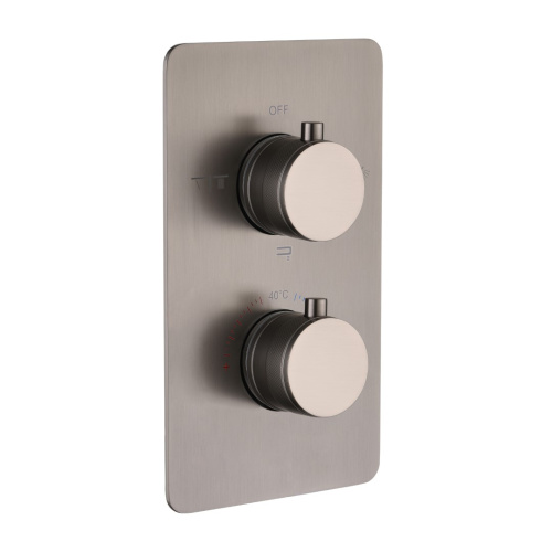 Смеситель для душа Boheme Cell 134-3-GM встраиваемый антрацит