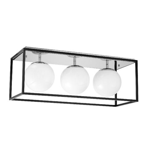 Светильник потолочный Lumina Deco Maldini (Малдини) LDC 8060-3 CHR+BK