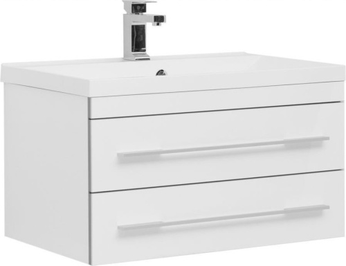 Тумба с раковиной Aquanet Верона 00287672 75х48х44,5 подвесная