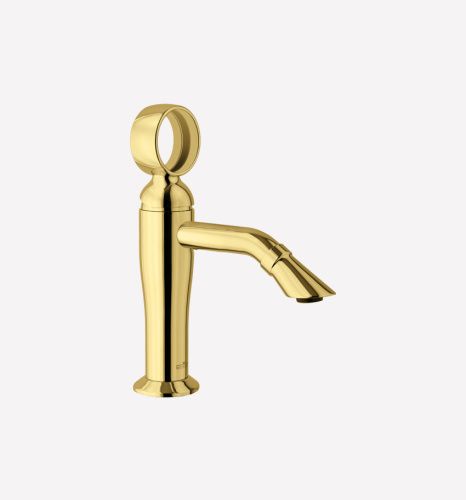 Смеситель Webert Opera OA830102010 на раковину золото