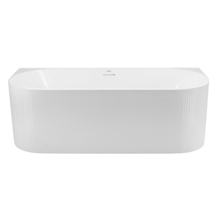 Ванна акриловая BelBagno BB412-1700-800 170х80 пристенная полукруглая