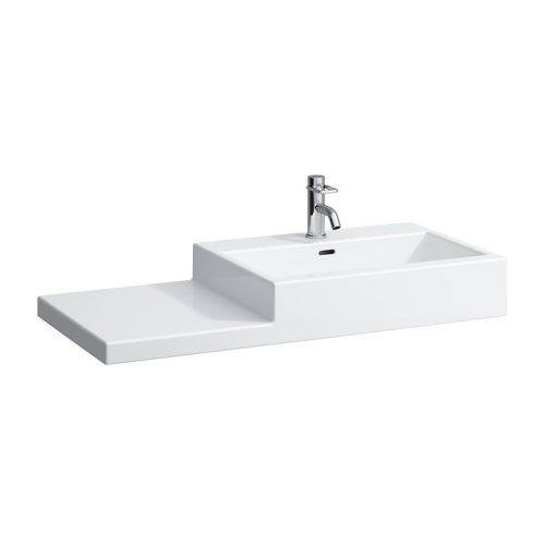 Раковина Laufen Living City 100 см 8.1843.1.000.104.1 накладная цвет белый
