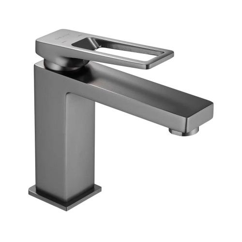 Смеситель Shevanik S6801T на раковину оружейная сталь