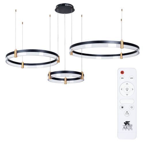 Светильник подвесной Arte Lamp Mercury (Мерцуры) A2185SP-3BK