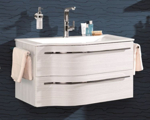 Тумба под раковину Puris Swing WUA36901MR(722/161) 90х51х48 подвесная цвет белый