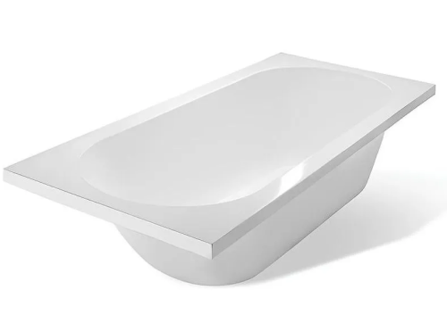 Ванна из литьевго мрамора Taliente Orta Matt OR18080Matt 180х80 пристенная прямоугольная без каркаса