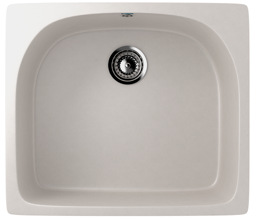 Кухонная мойка Ulgran Classic U-408-341 59х51 цвет белый
