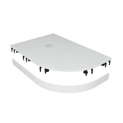 Душевой поддон из искусственного камня RGW Stone Tray (Стоун Трей) 16154129-01LK 120х90 белый с ножками