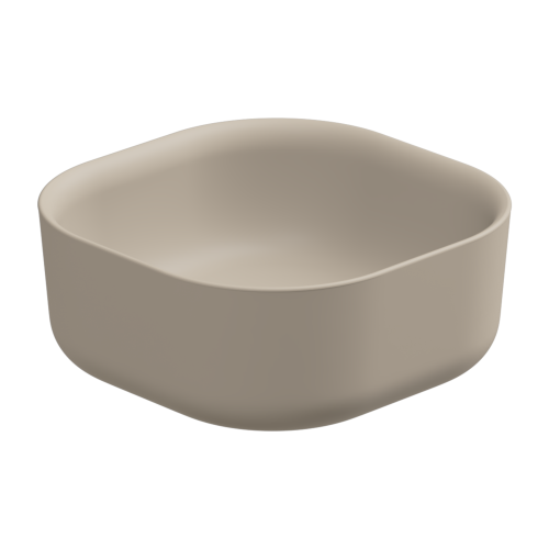 Раковина GSG Ceramic Design Hit! 42см HILAVQU42034 накладная цвет бежевый