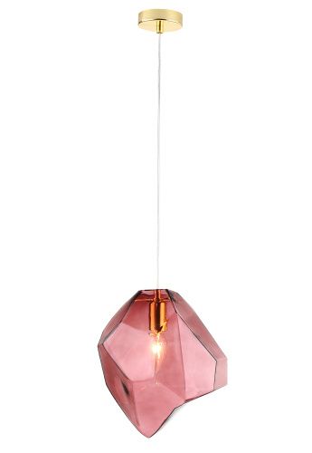 Светильник подвесной Crystal Lux Nuestro (Нуестро) NUESTRO SP1 GOLD/PINK