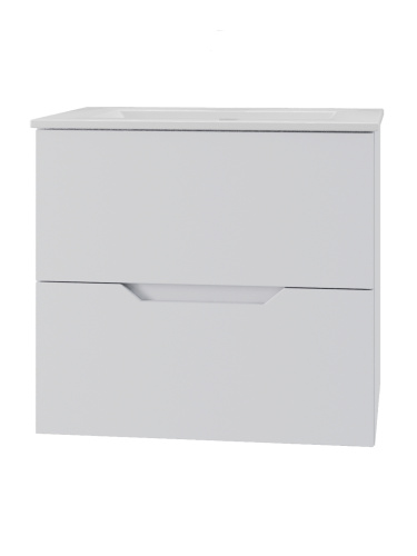Тумба с раковиной Orange Line Li-60Tuw+Ra 61,5x46,5x56,1