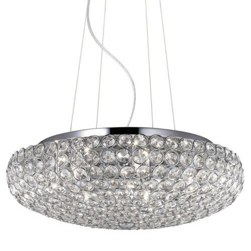 Светильник подвесной Ideal lux King Cromo (Кинг Цромо) King SP7 Cromo