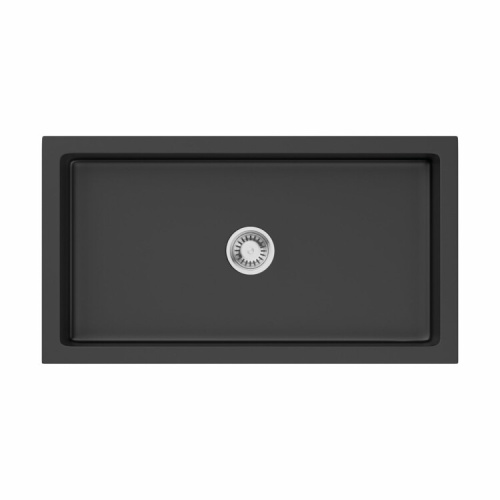 Раковина Omoikiri Mikura 84 см 4997081 встраиваемая цвет черный